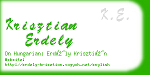 krisztian erdely business card